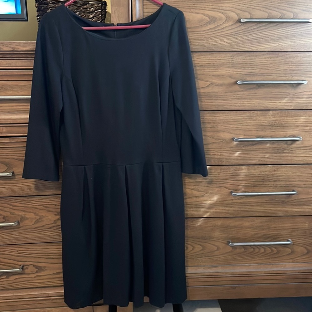 Banana Republic Black 3/4 Sleeve Dress